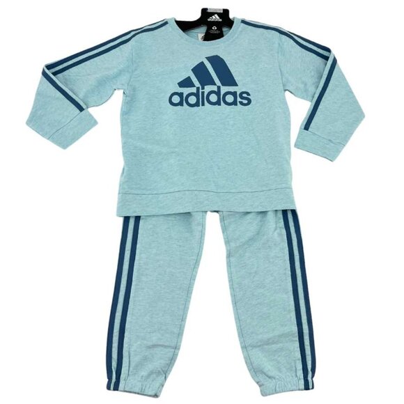 Adidas | Kid's 2 Piece Jogger Set | Blue | Size 7 - Picture 1 of 2